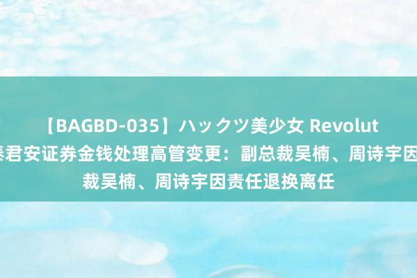 【BAGBD-035】ハックツ美少女 Revolution Rino 国泰君安证券金钱处理高管变更：副总裁吴楠、周诗宇因责任退换离任