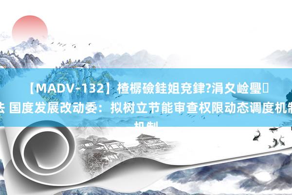 【MADV-132】楂樼礆銈姐兗銉?涓夊崄璺法 国度发展改动委：拟树立节能审查权限动态调度机制